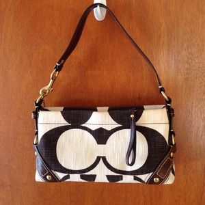 Coach purse, small, brown