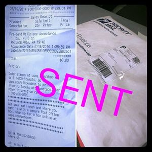 SENT!!!! WE ARE PROFESSIONAL AND MAIL OUT ASAP