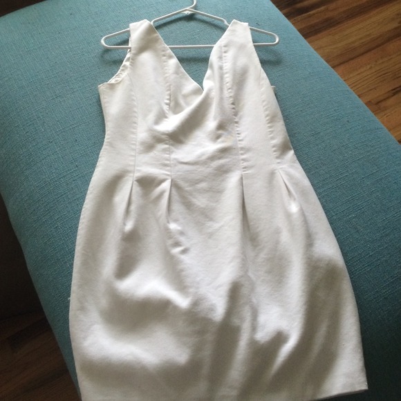Zara white shift/bubble dress