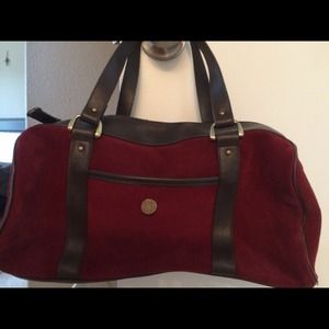 Authentic Suede Leather Speedy Shape-Like HandBag