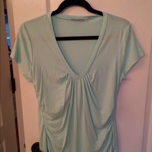 Soft and comfy mint green dressy tee!
