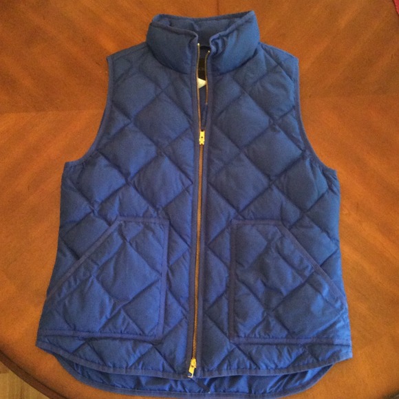Cobalt Blue J Crew Excursion Vest -new-