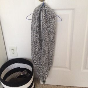 Black and White Infinity Scarf