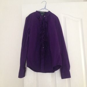 Purple Ralph Lauren Button Up.