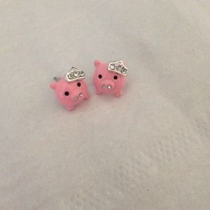 Pig Earrings