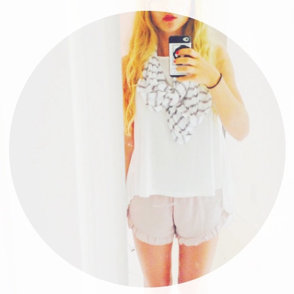 Wet Seal Striped Infinity Scarf