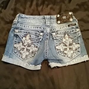 Miss Me cutoff shorts
