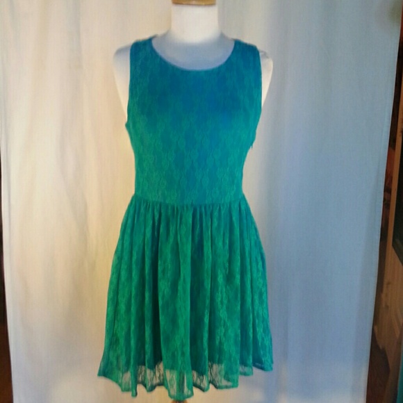 SALE!!! Green lace dress