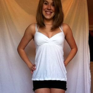 White Aeropostale halter top