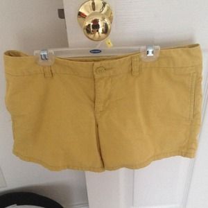 Yellow Gap Shorts