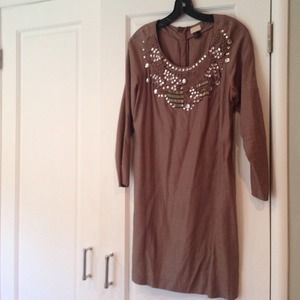 Embellished Shift Dress