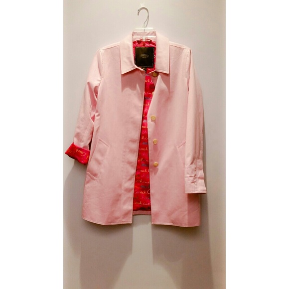 Pink Coach coat