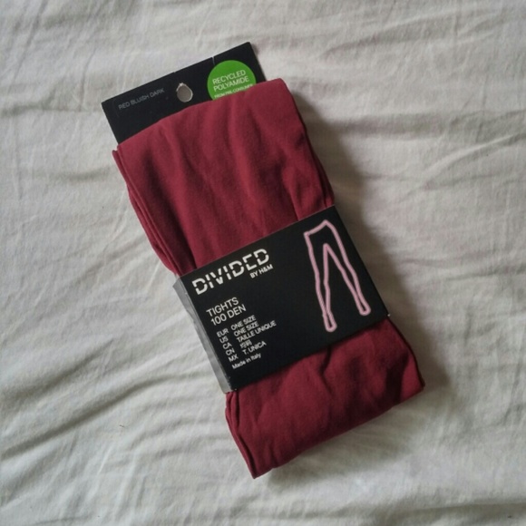Burgundy H&M Leggings