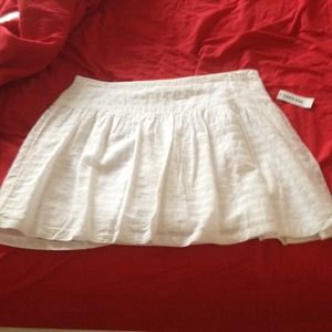 White Brand New Old Navy Skirt