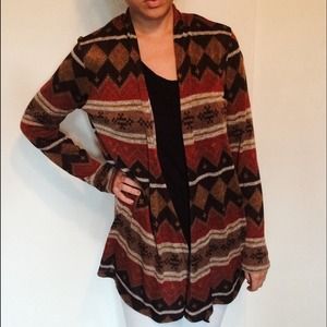Tribal/ aztec style sweater