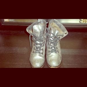 Dirty Laundry Metallic Boots