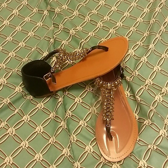 Black Sandals Brand New