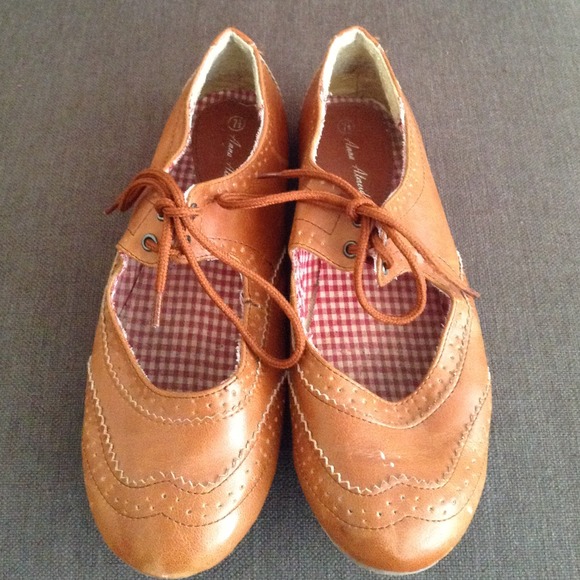 Warm brown vintage shoes