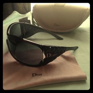 CHRISTIAN DIOR SUNGLASSES RIBBON AZUM8 GRAY LENS