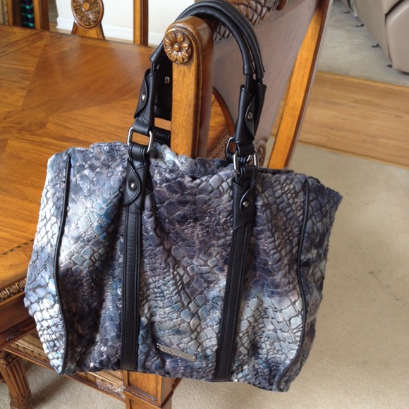 SOLD!!! BCBG Handbag - Midnight Blue Multi