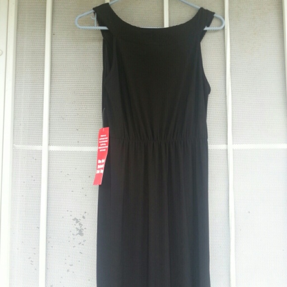 BLACK MAXI DRESS - Picture 2 of 3