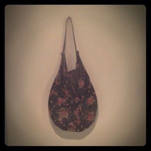 A small cute flower printed bag.