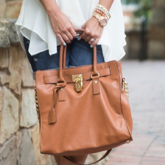 Michael Kors Hamilton Large Tote - Brown