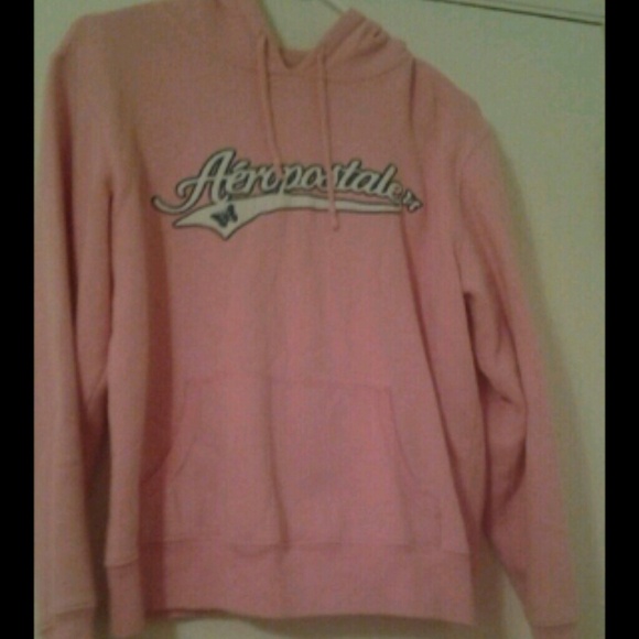 Light pink Aeropostale pullover hoodie