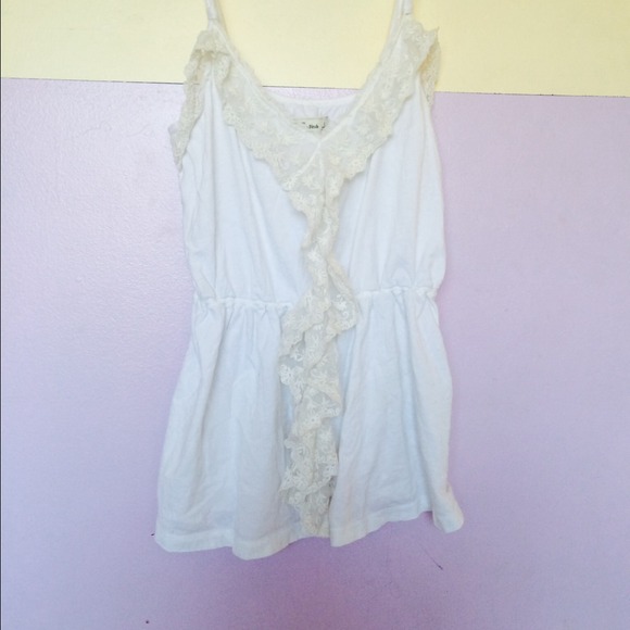 A white lacy top