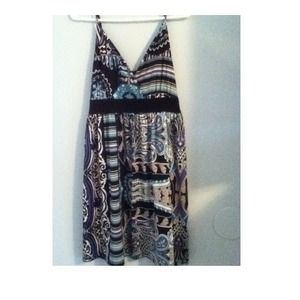 Tribal printed dress