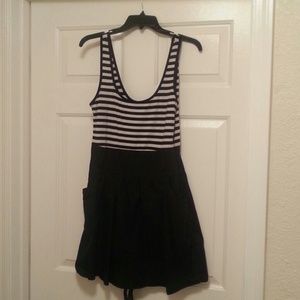 Black and White stripped summer dress