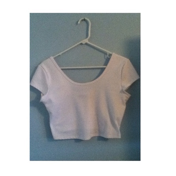 White crop top