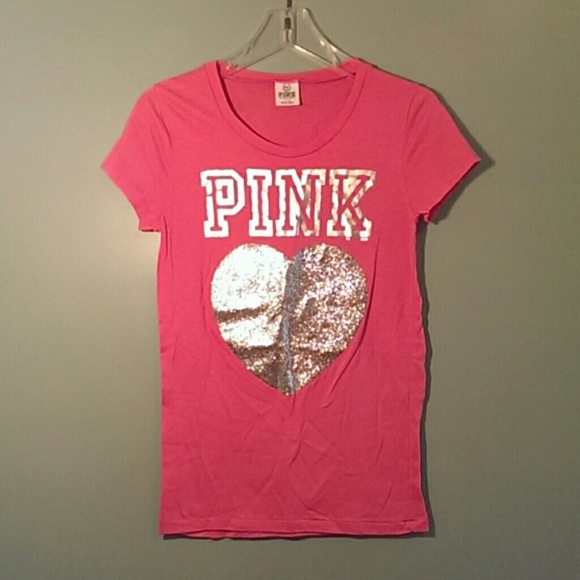 VS PINK Sparkly Tee