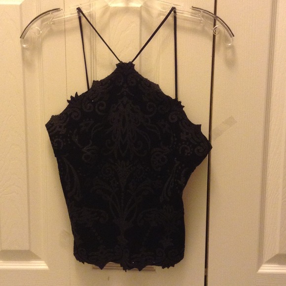 Black Cocktail Halter