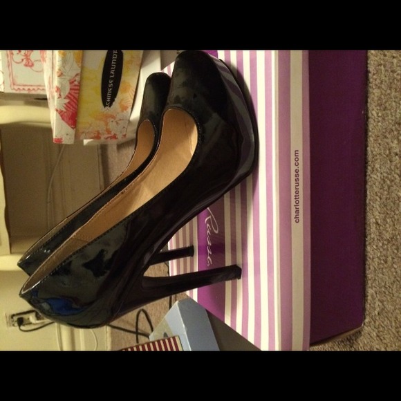Charlotte Russe patent leather pumps