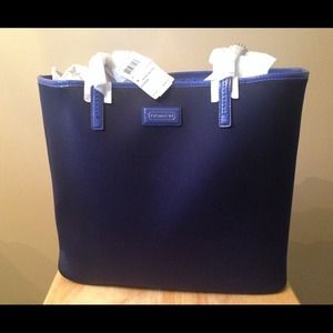 Navy Blue Large Tote Coach Bag!〽️Price Lowered!