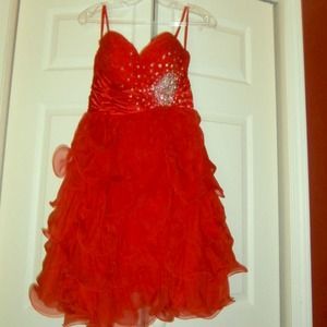 Homecoming/Prom dress blush red