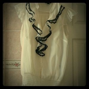 Ruffled professional top