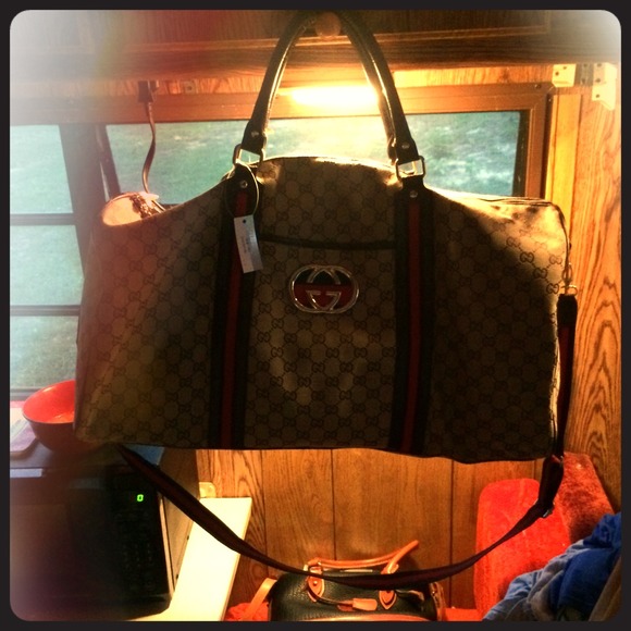 Gucci duffle bag