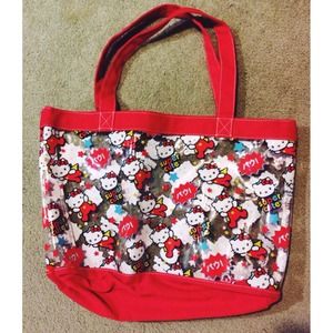 Hello Kitty Clear Tote Bag
