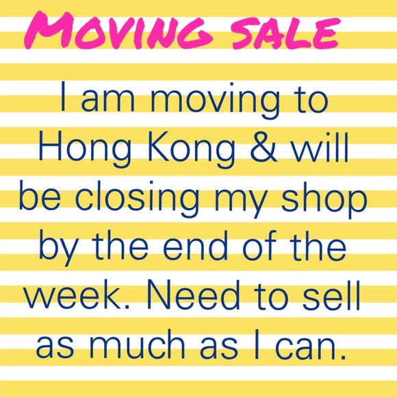 Moving Sale