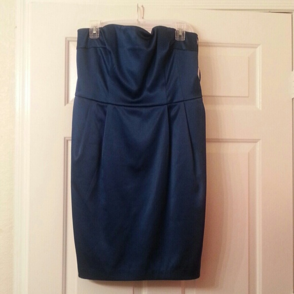 Express Sapphire Blue Dress - Picture 1 of 1