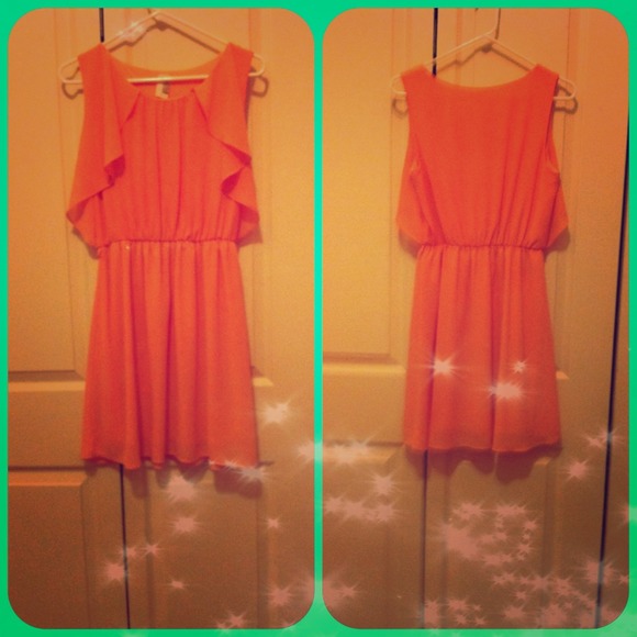 Orange dress