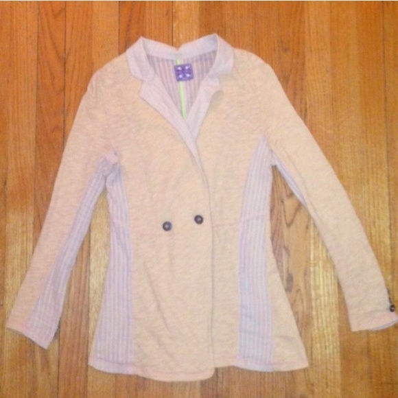 Free People cotton blazer.