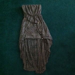 A high-low summer dress