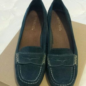 Blue Platform Loafer Aerosoles