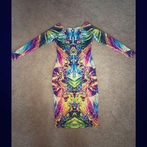 🆕Abstract Bodycon dress