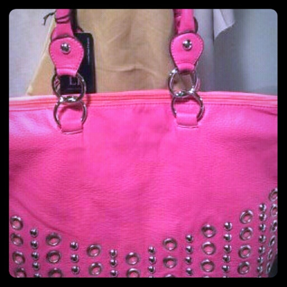ELLE LAFIDALE STUDDED SHOPPER