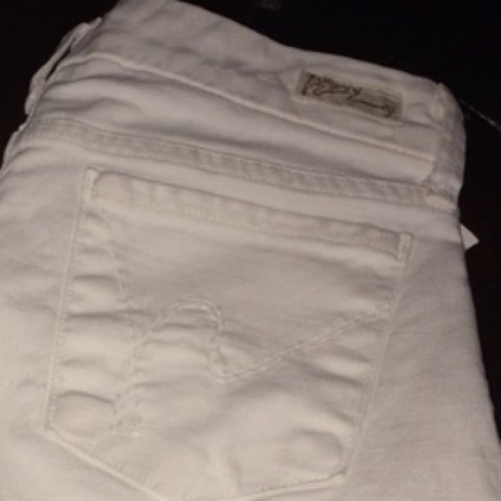 COH Rosette Crop Flares White 25 - Picture 4 of 5