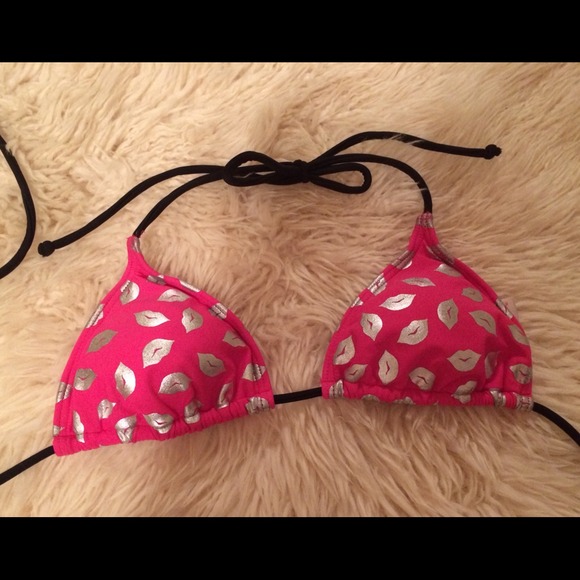 Hot Pink Bikini Top size Small